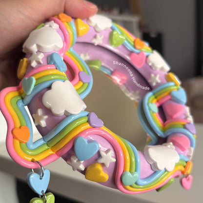 Hearts Hanging Mirror